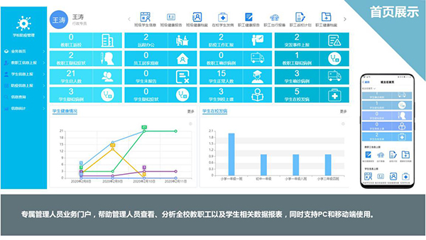 尊龙凯时互联 防疫管理 健康上报 